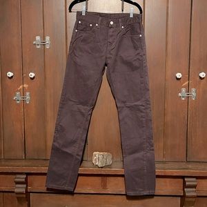 Burgundy Levis 508 28x32